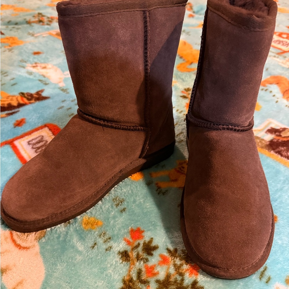 Brown Suede Boots